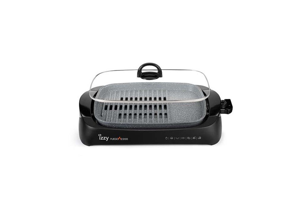 GRILL GRILL IZZY FUEGO IZ8101 BBQ Table top electric with lid